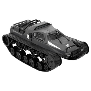 ماشین کنترلی شارژی تانک پلیس آفرود طوسی آب و خاک Remote Control Off-Road Police Tank 1:12 -اسباب بازی